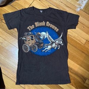 BLACK CROWES T-Shirt Flying Stage Coach Stagecoach Brand New  S Vintage Spusta￼